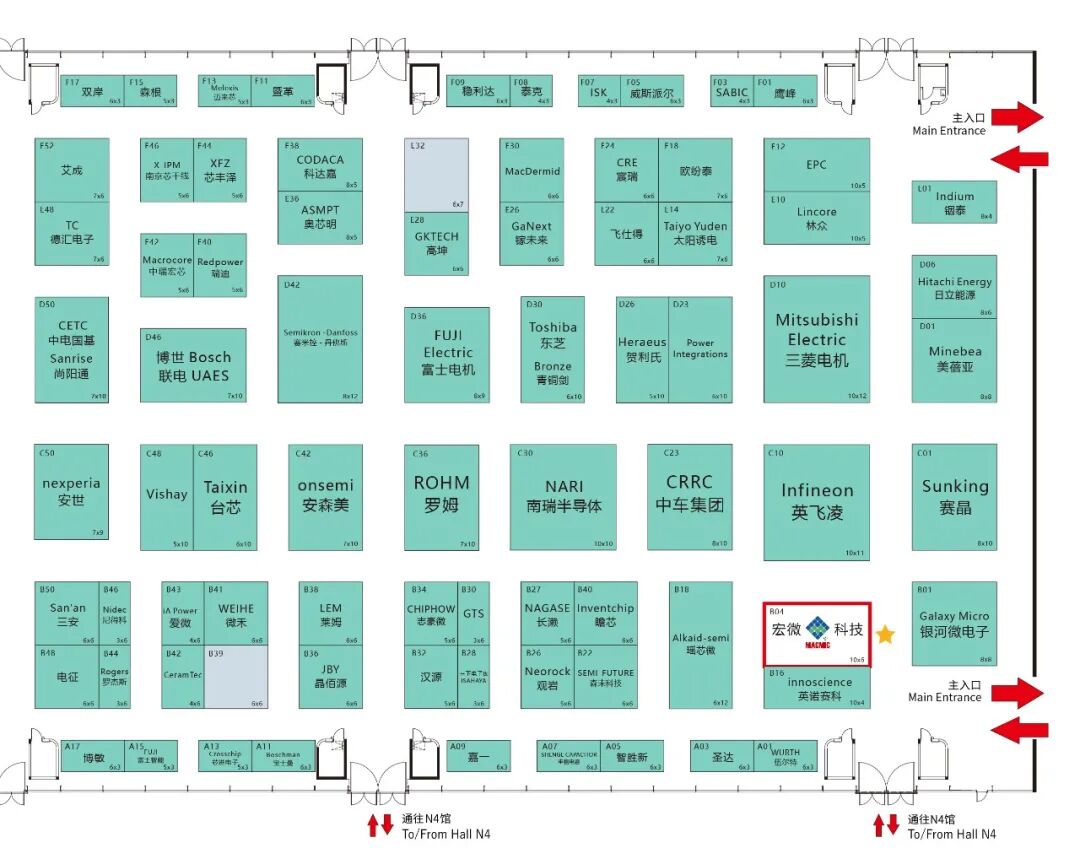 恒行6展位引导图